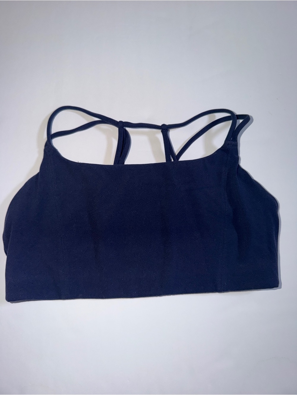 Athleta Navy Strappy Bralette Top Small